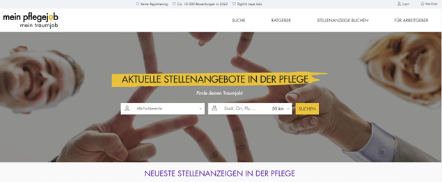 Pflegestellenmarkt Mein-Pflegejob.de | https://www.mein-pflegejob.de